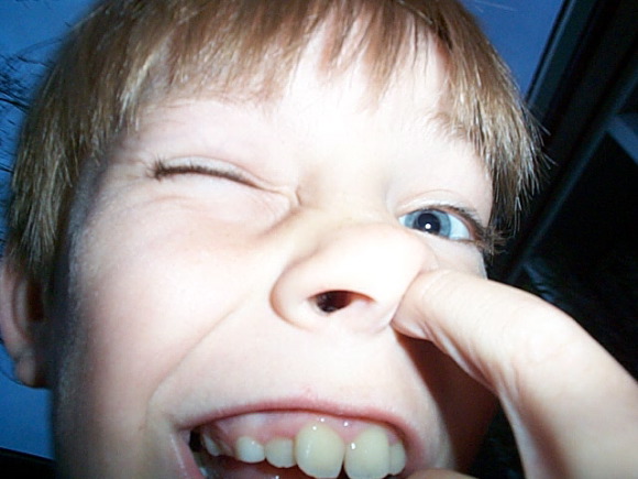 Jordan picking nose