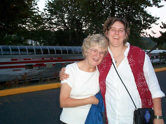 dinner train Felicia & Jill