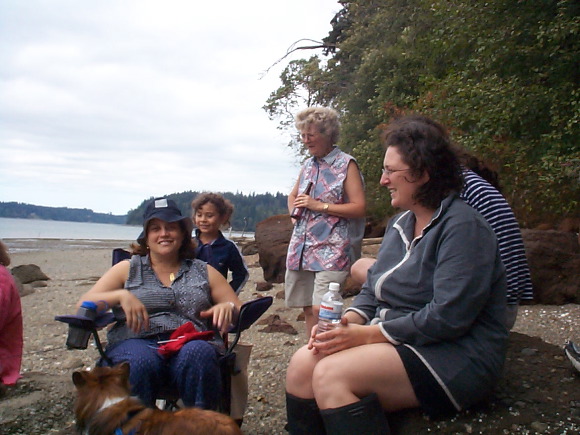 Clamming Andrea & Ellen